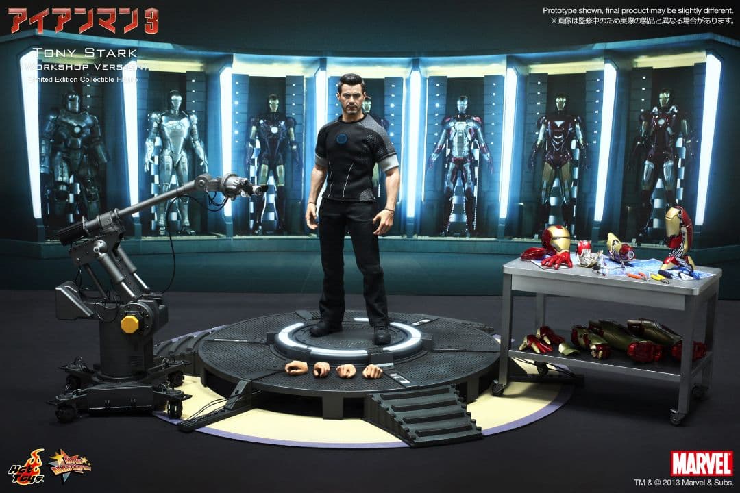 hottoys 『アイアンマン３』トニー・スターク（開発作業版）
