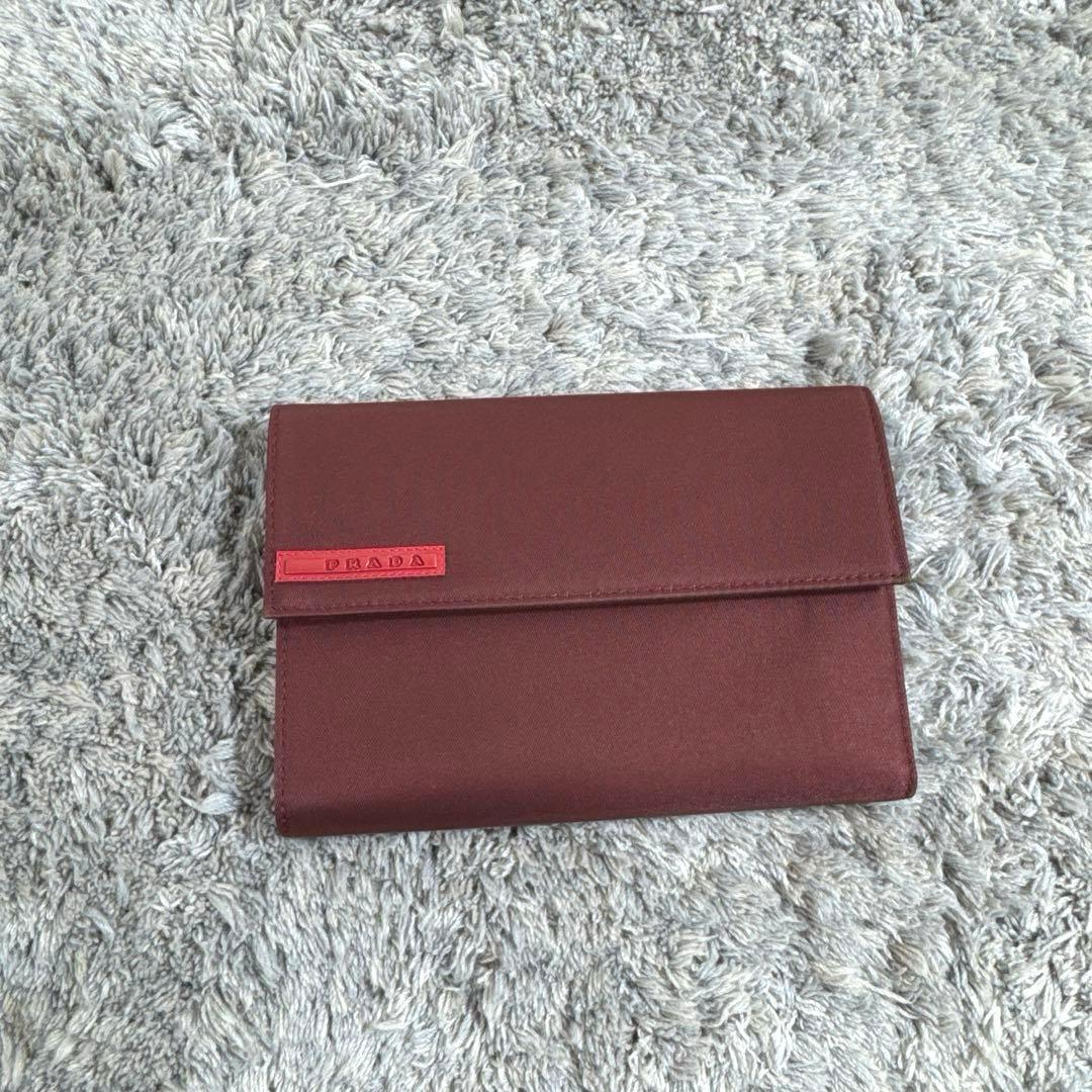 【美品】 PRADA プラダ 折り財布 ナイロンスポーツ ギャランティ付き