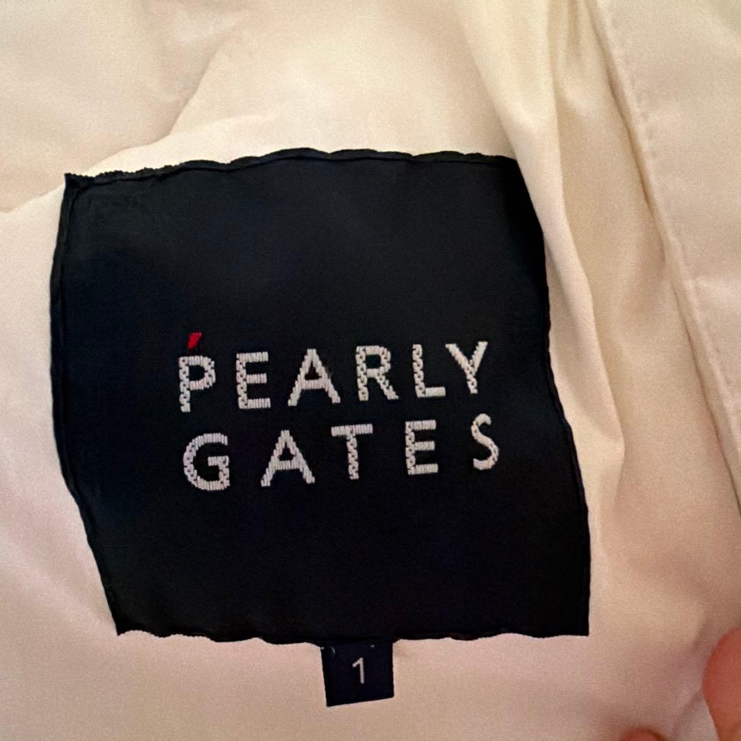 美品　パーリーゲイツ中綿ブルゾン　ダウン　レディース　白