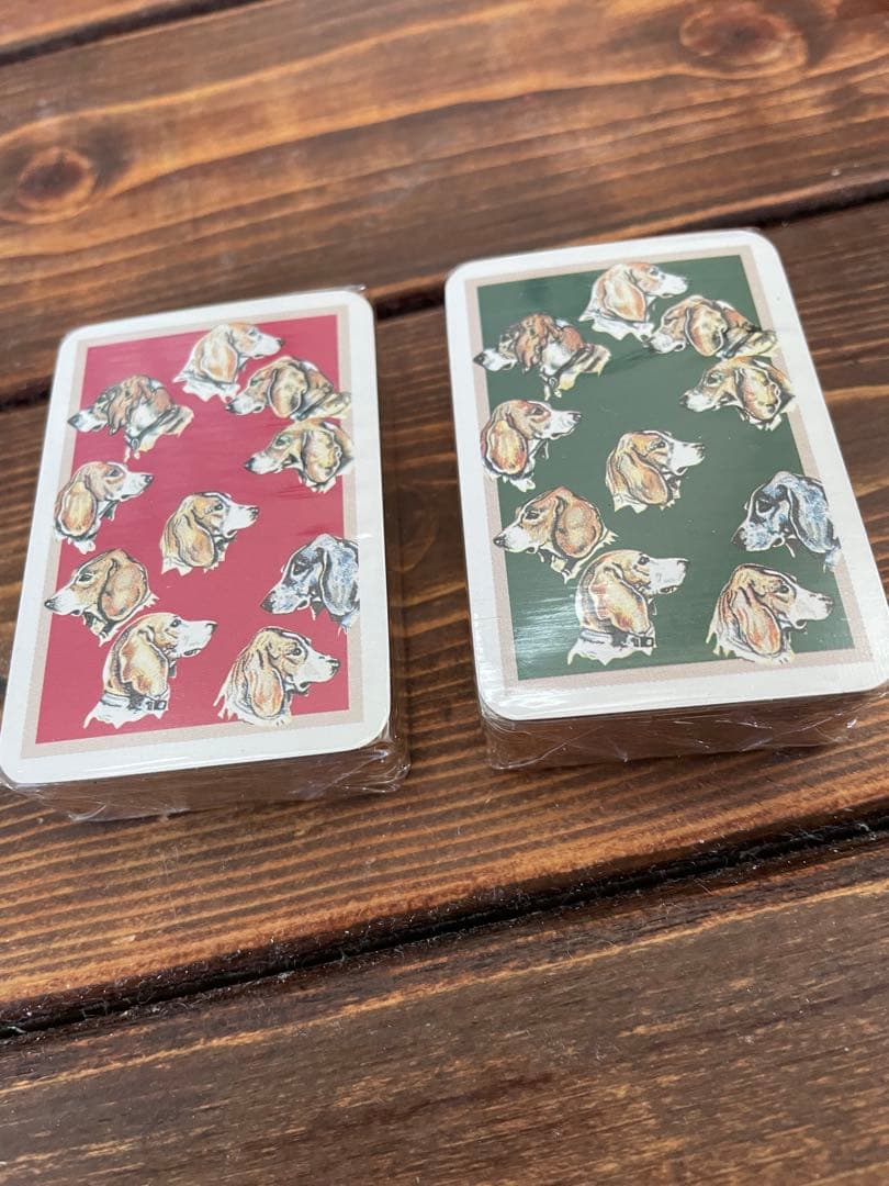 ★HERMES★犬柄 ミニトランプ未使用品★