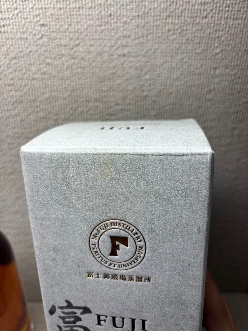 キリン　ウイスキー富士 ２本セット　未開封　旧ラベル　箱傷あり　国産ウイスキー