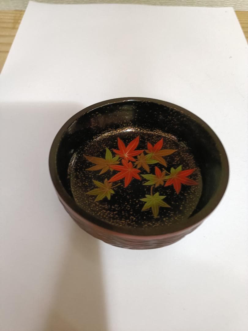 こより編み乾漆蒔絵茶器