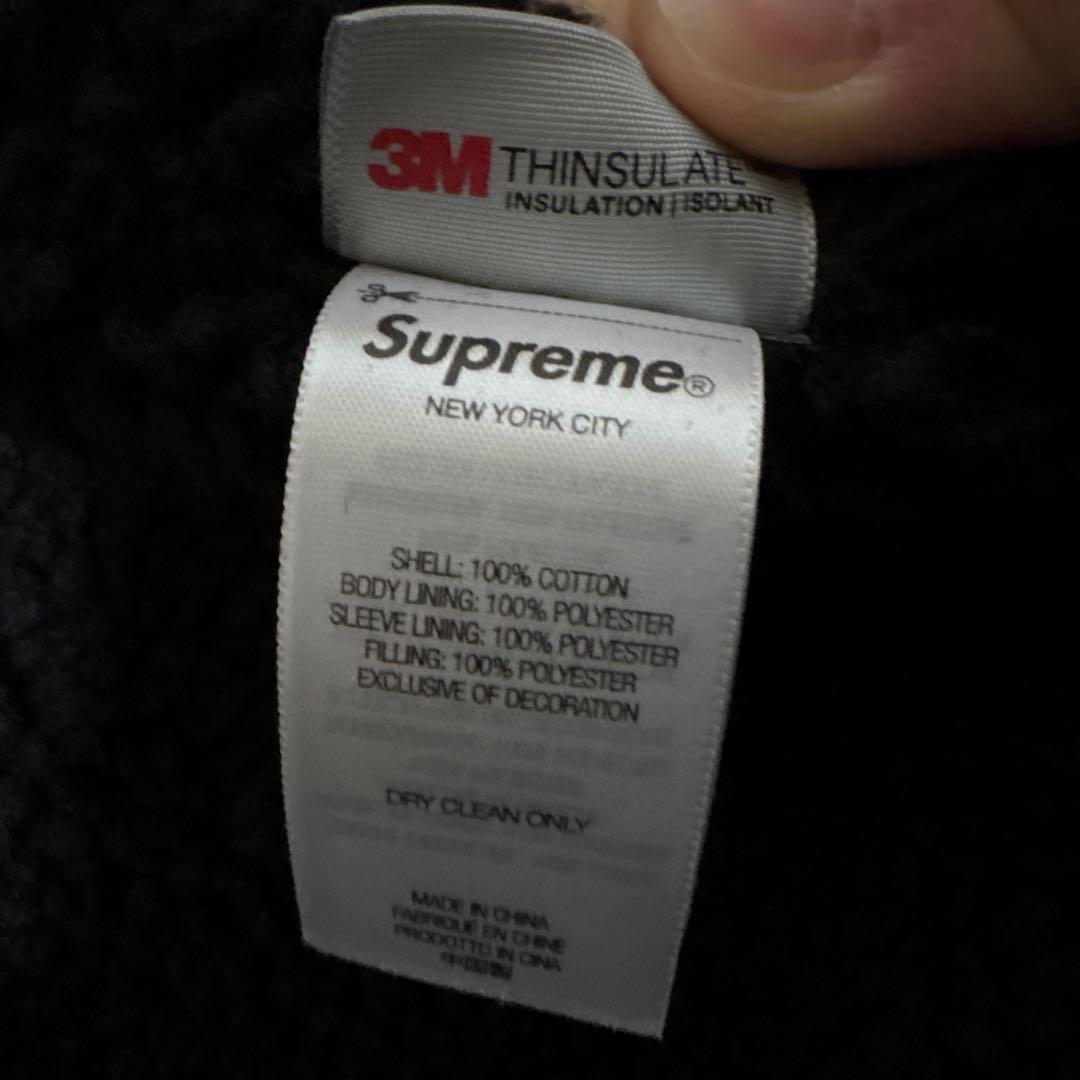 Supreme Faux Shearling Bomber Jacket 黒 M