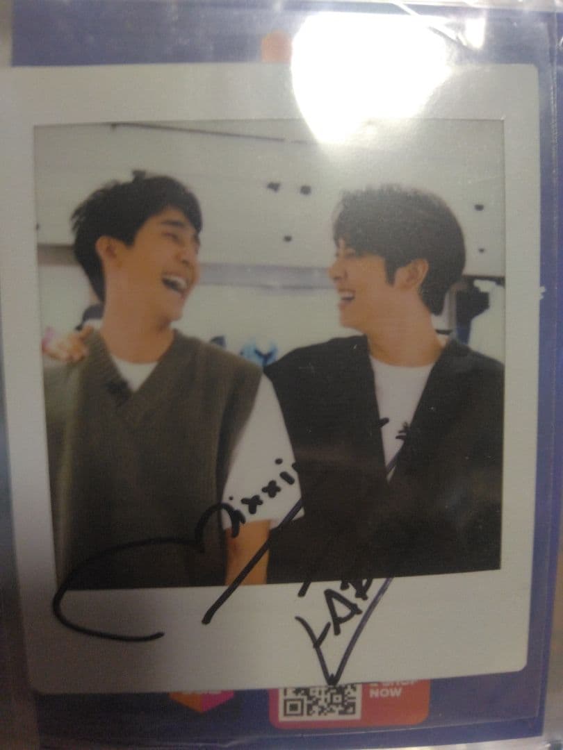 earthmix gmmtv サイン入りポラロイド写真