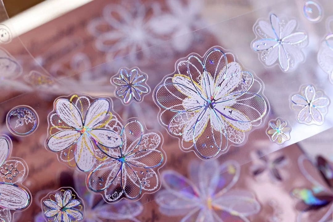 ⭐️SALE⭐️小白家文創《白色梦屿》海外マスキングテープ マステ 【2755】