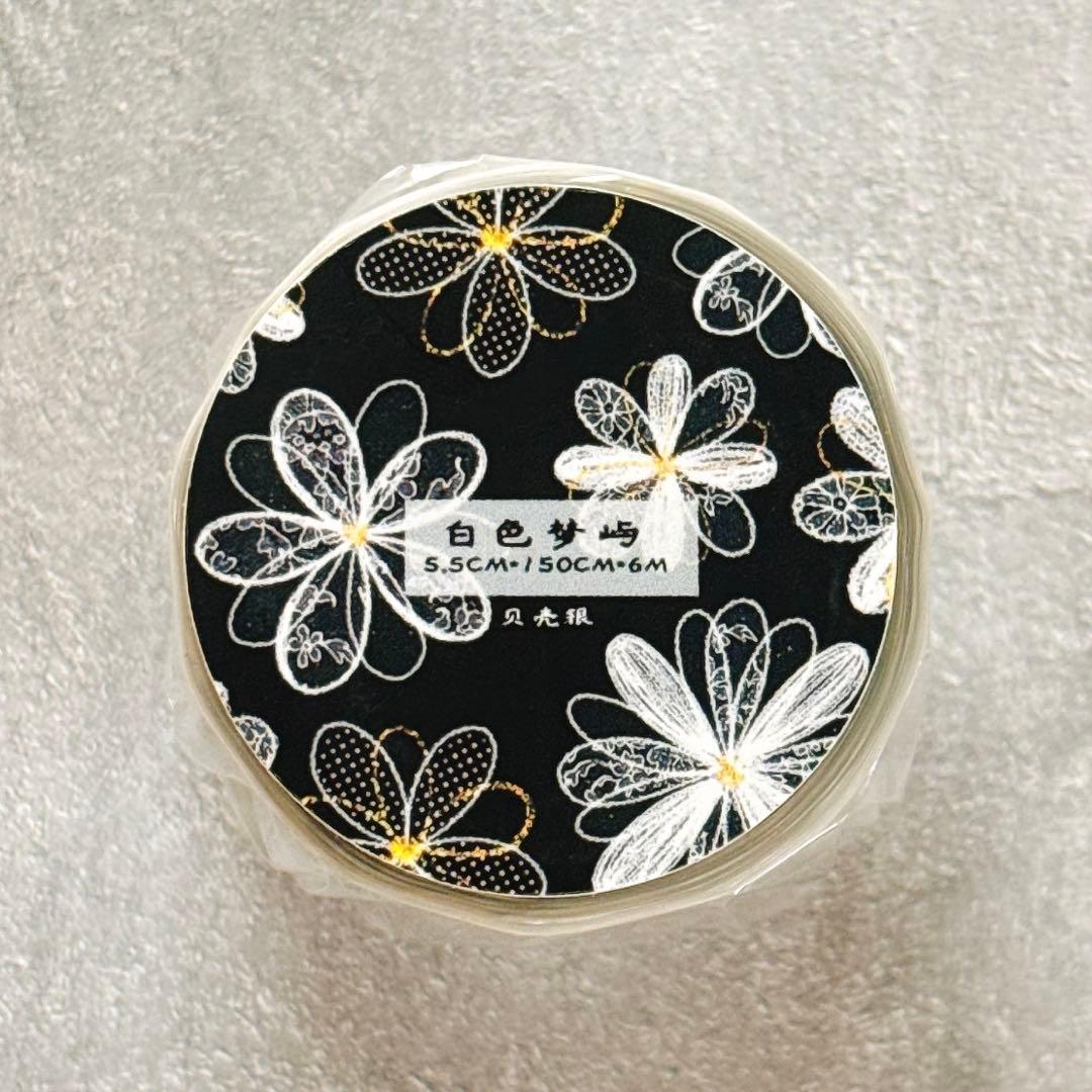 ⭐️SALE⭐️小白家文創《白色梦屿》海外マスキングテープ マステ 【2755】