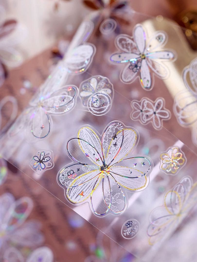 ⭐️SALE⭐️小白家文創《白色梦屿》海外マスキングテープ マステ 【2755】