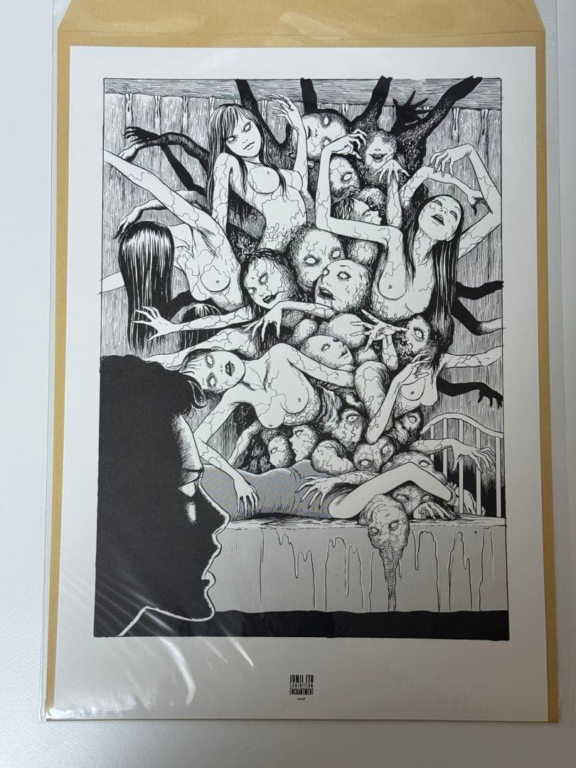 伊藤潤二 ENCHANTMENT 原稿4ページ