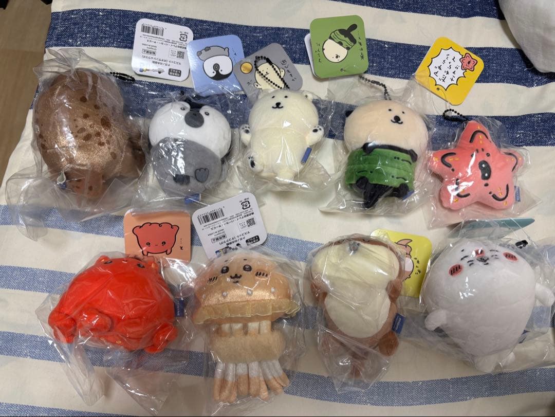 ナガノキャラクターズ ナガノの水族館 マスコット 9種 コンプリート