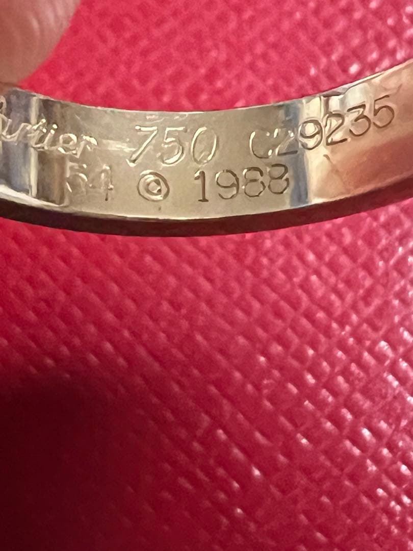 カルティエトリニティスリーゴールドヴァンドーム54号