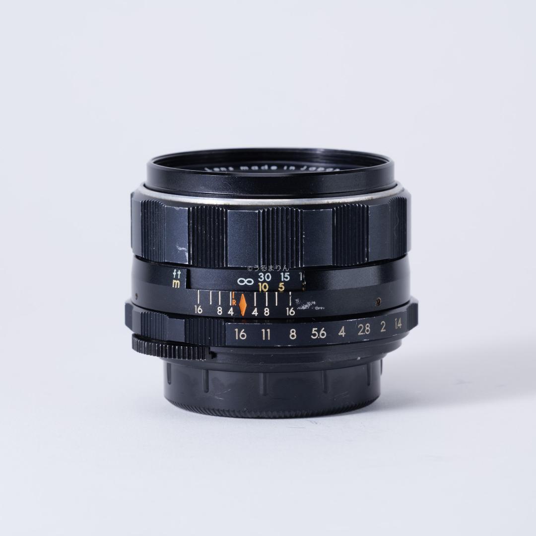 R指標8枚玉！旭光学 Super-Takumar 50mm f1.4 最前期