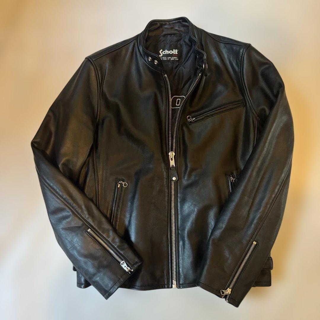 Schott シングルライダース　M