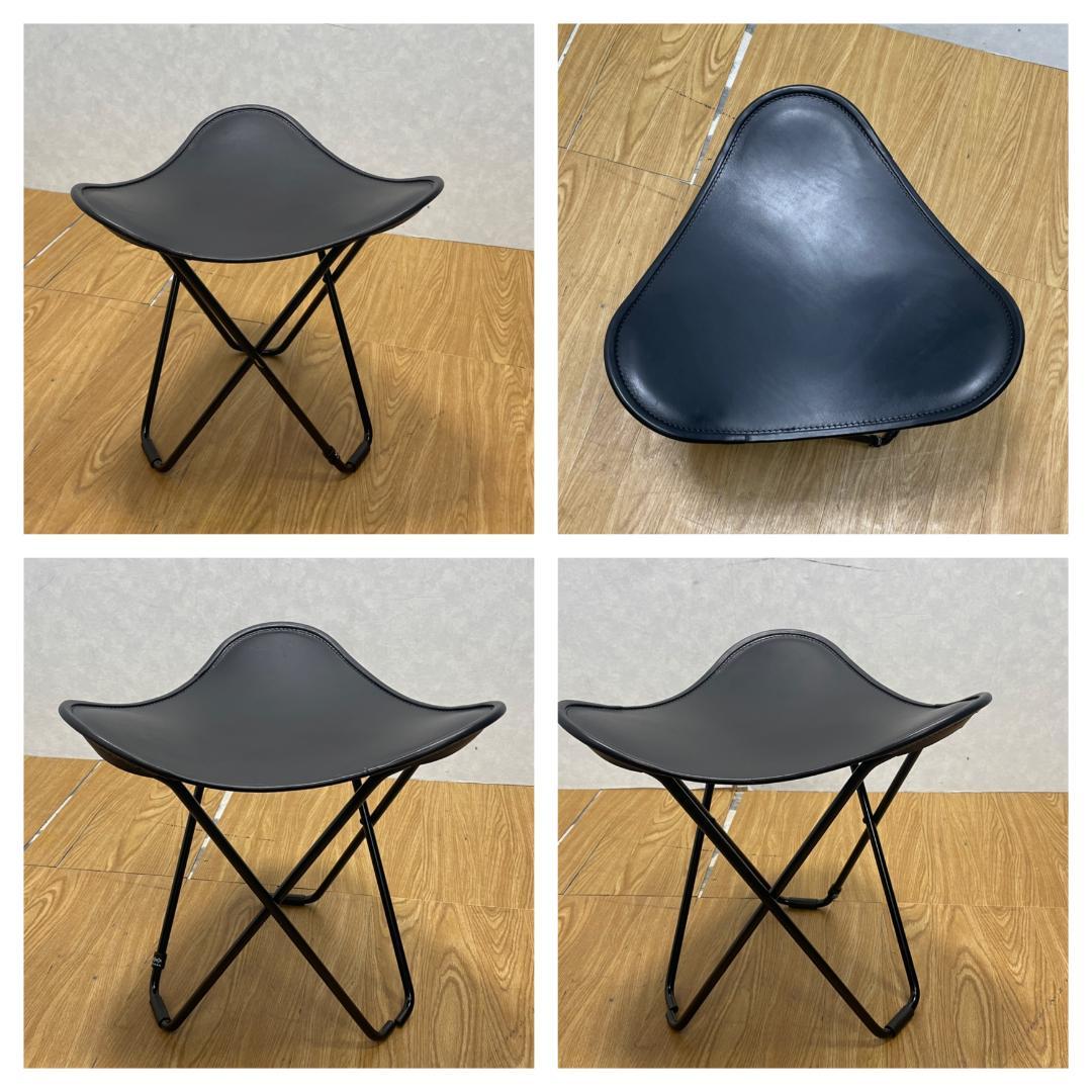 K♢1021 CUERO フラインググース　ブラック　スツール