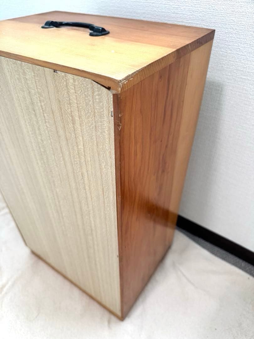 昭和レトロ 木製薬箱 ミニチェスト 箪笥 引き出し収納 19引き出し 9段