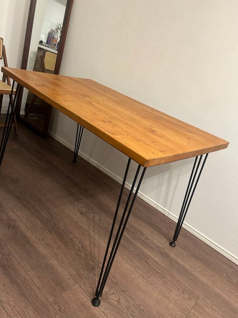 【Ma】LOWYA ロウヤ ダイニングテーブル 幅120　奥行き70cm