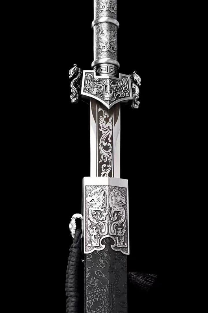 覇王の剣  古兵器 刀装具 日本刀 模造刀 居合刀 ハンド鍛造一体高マンガン鋼