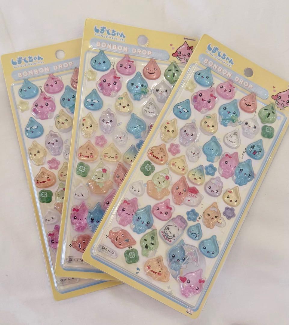 【海外/ボンボンドロップシール】しずくちゃん 6種 まとめ売り