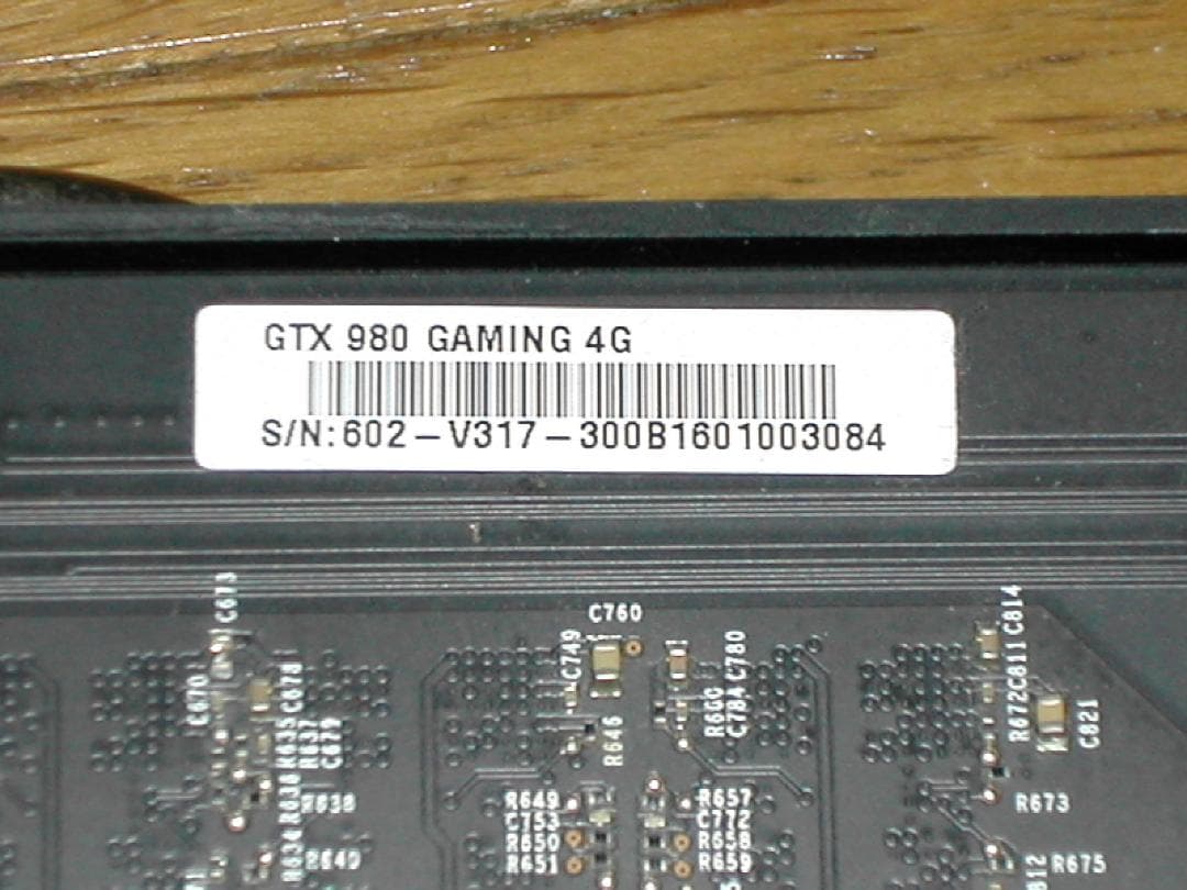 MSI　GTX980 GAMING 4G