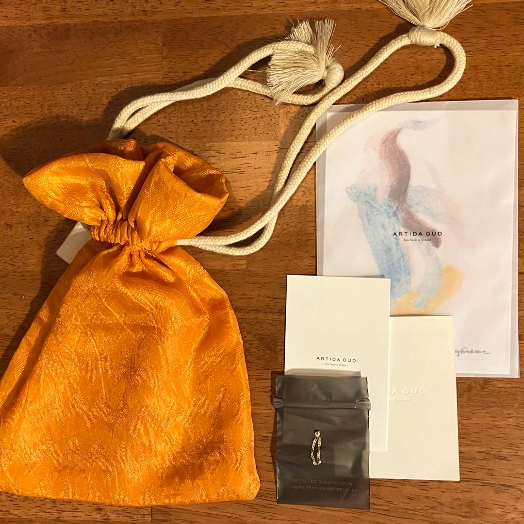 【未使用・限定クロス付】ARTIDA OUD K18 スクリューチェーン リング