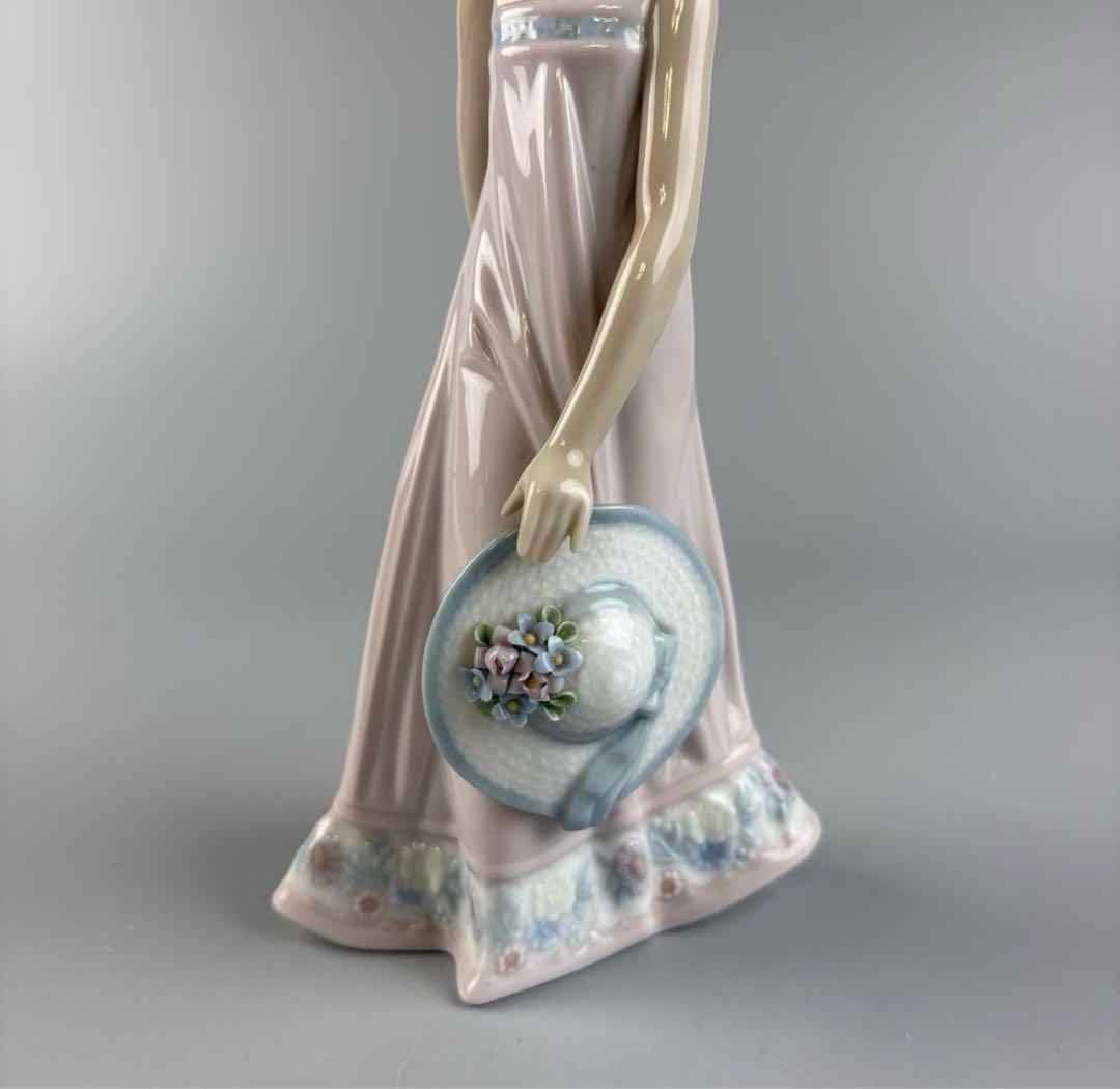 LLADRO リヤドロ 夏の陽ざし 少女 フィギュリン 陶器 置物