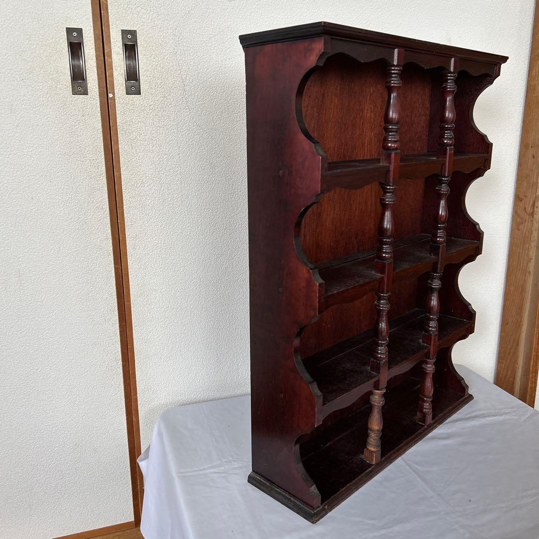 レトロ　木製 飾り棚　カップボード ビンテージ　飾り棚 家具 オープンシェルフ