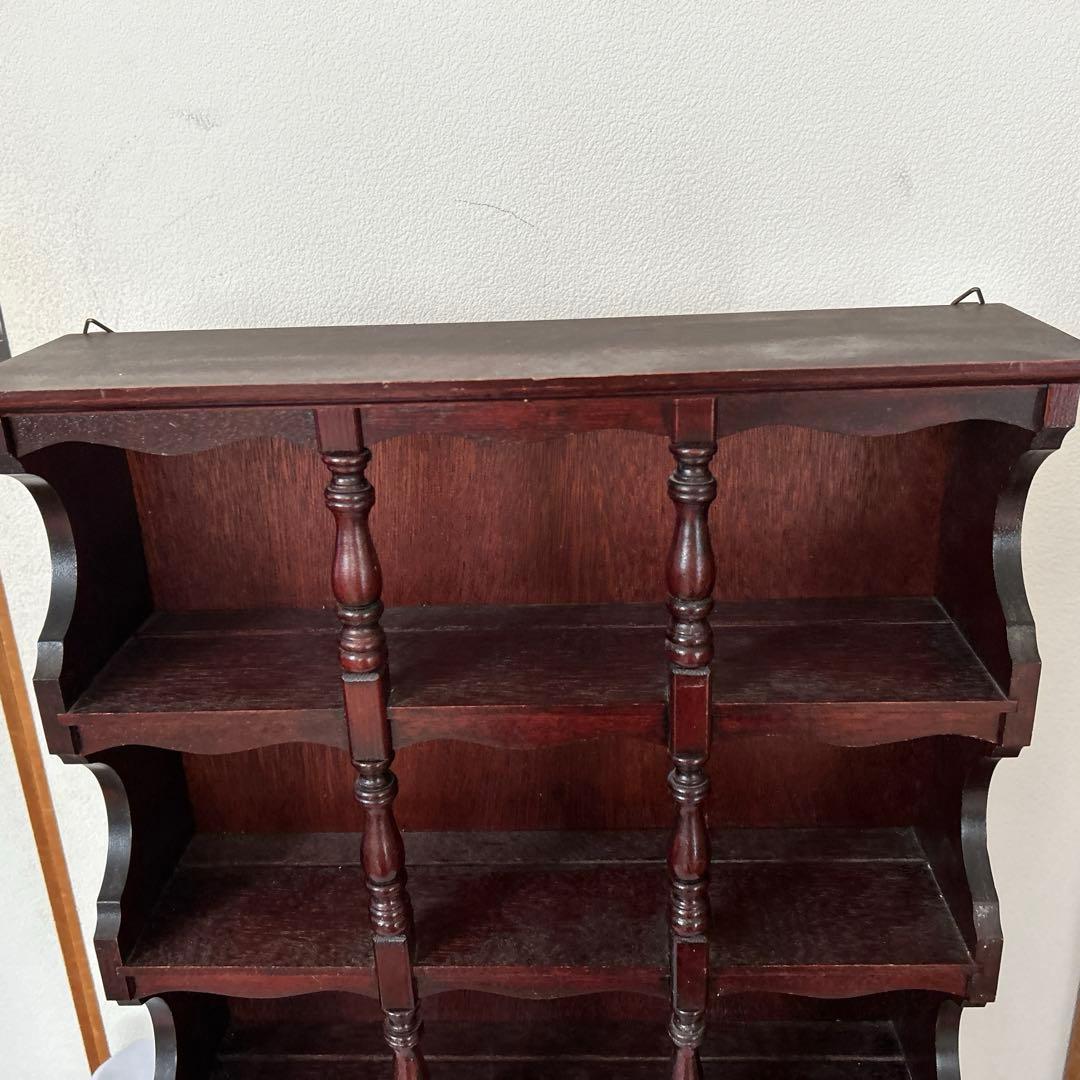 レトロ　木製 飾り棚　カップボード ビンテージ　飾り棚 家具 オープンシェルフ