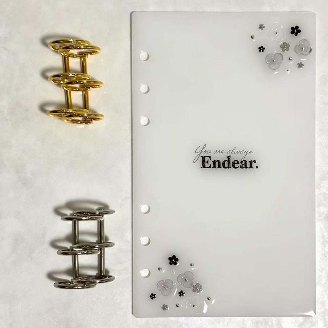 ✨しあん ✨A6 アクリルレジンバインダー　リング付き　韓国　貯金