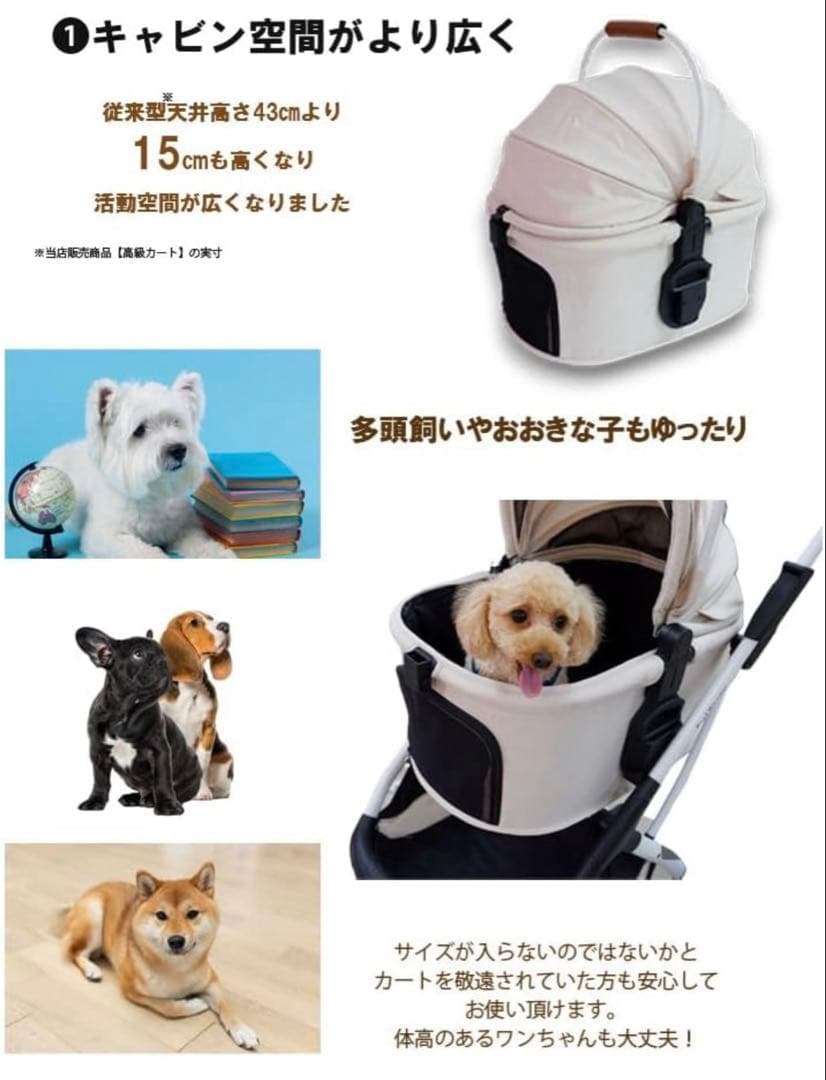 Best Wonderペットカート 分離式 折りたたみ簡単 3waドッグカート