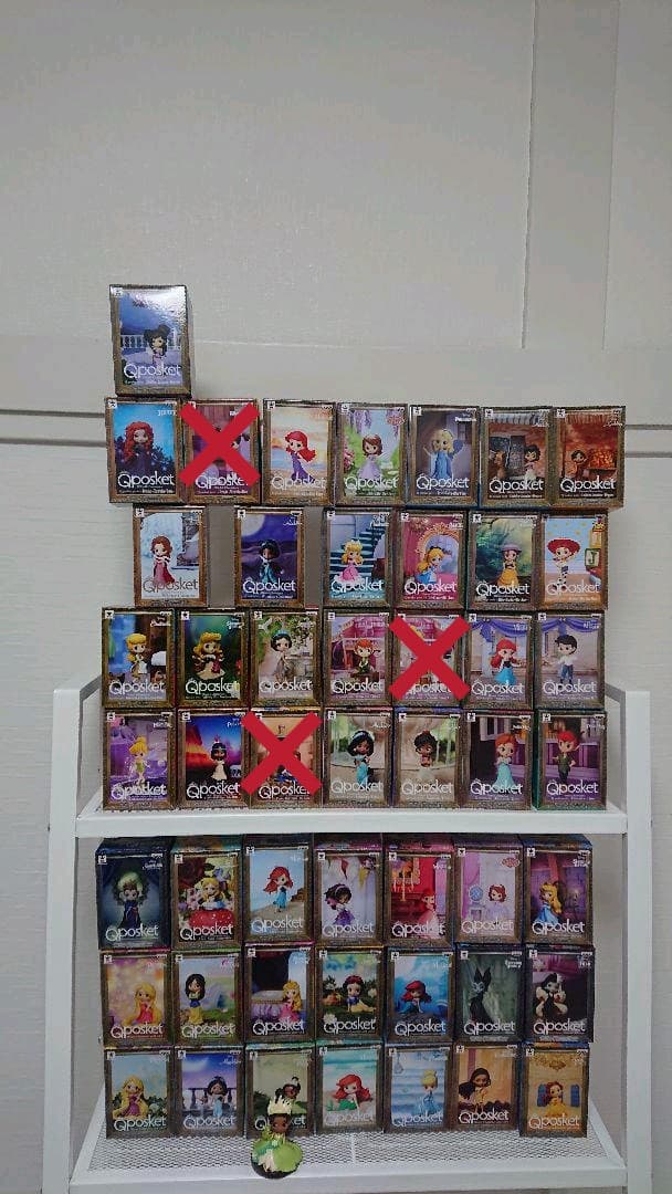 qposketディズニー28個とqposket putit50個セット