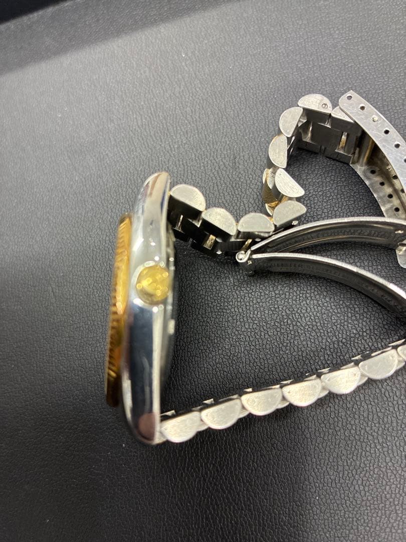 TISSOT ティソ デイデイト 自動巻き メンズ腕時計 コンビ ダイヤ文字盤