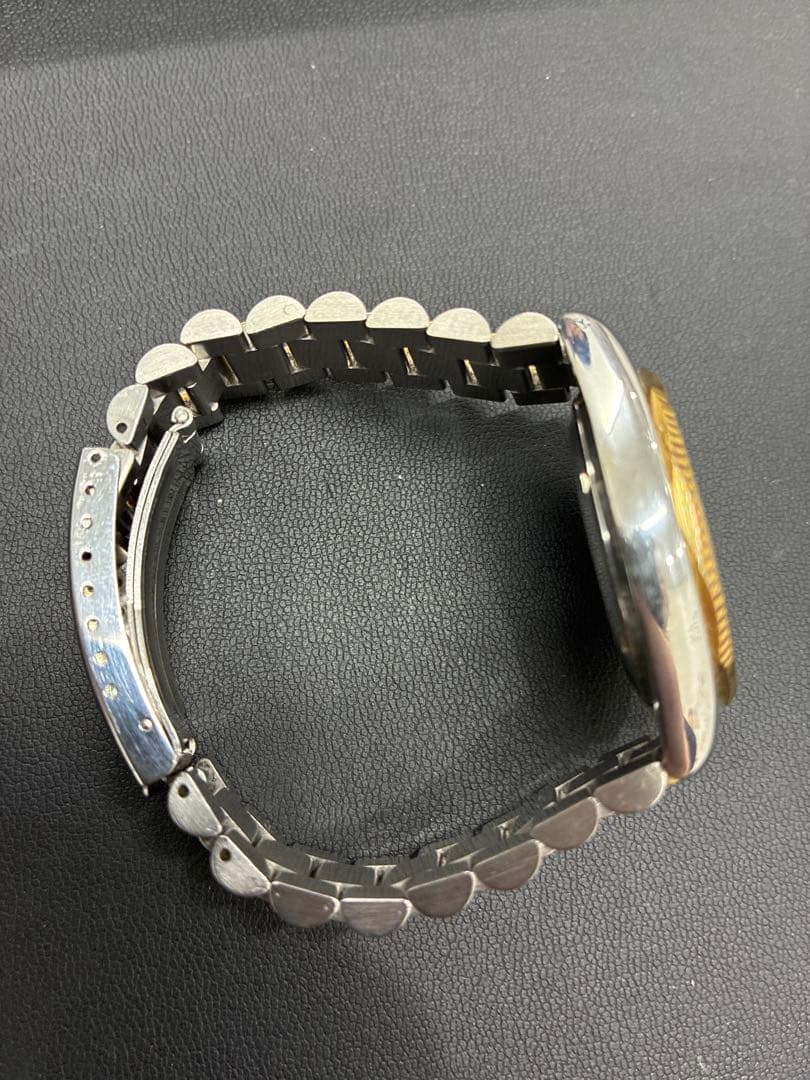 TISSOT ティソ デイデイト 自動巻き メンズ腕時計 コンビ ダイヤ文字盤