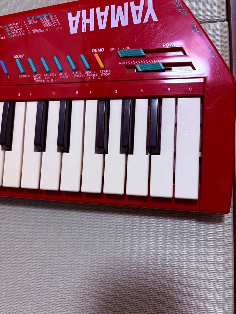 YAMAHA ヤマハ ショルダー キーボード SHS-10R レッド