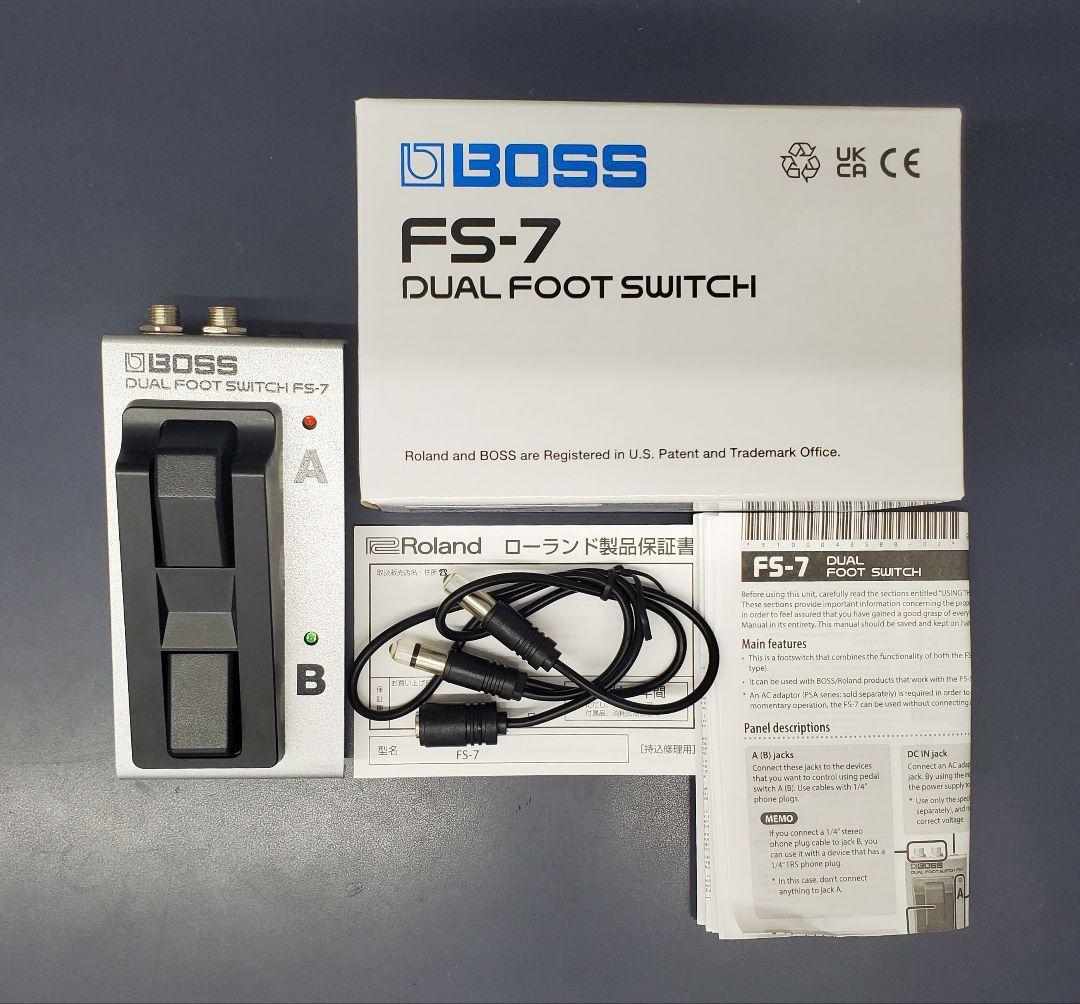 BOSS FS-7 + TRSケーブル3m