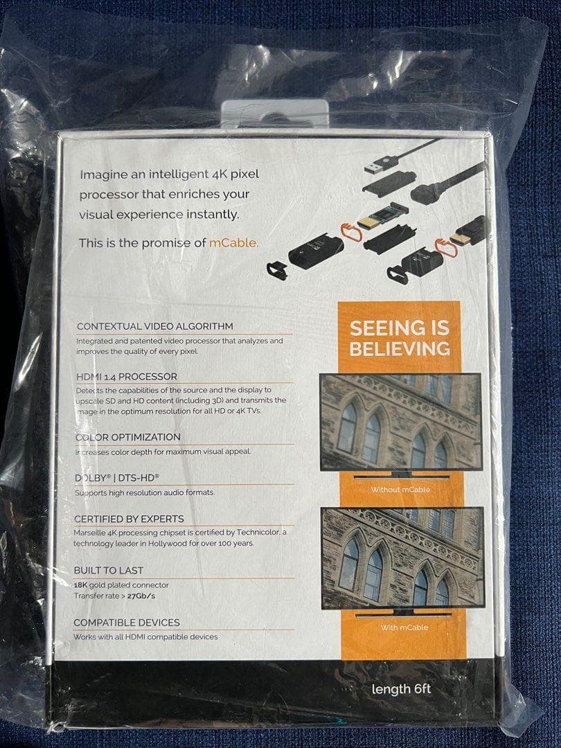 映像用ケーブル Marseille mCable Cinema HDMI
