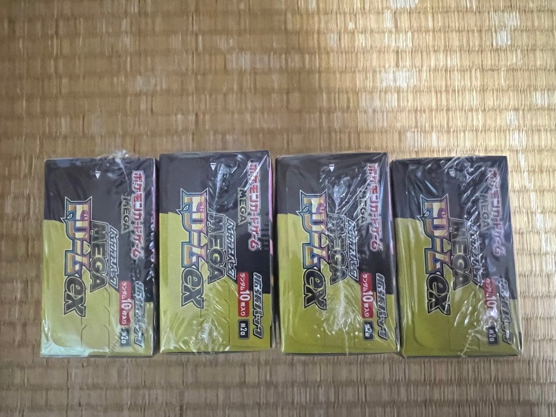 【新品・未開封】ポケモンカード MEGA ドリームEX 4BOX シュリンク付き