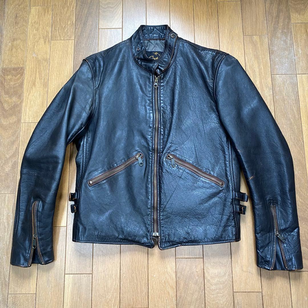 Cookpit シングル　レザージャケット　MADE IN USA M