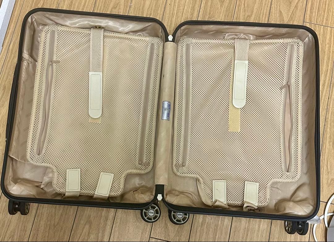 Salsa Deluxe ブラウン　4輪キャリーケース