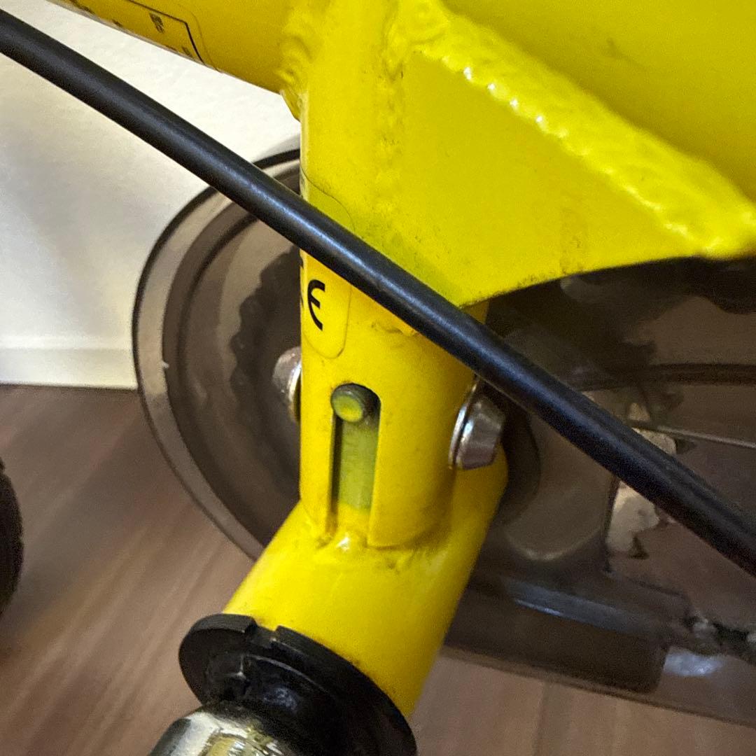 美品 ヘンシンバイク イエロー 黄 Henshinバイク 動作確認済み