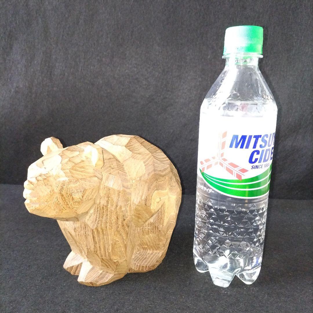 クマの木彫り 可愛い サイン無し 無名