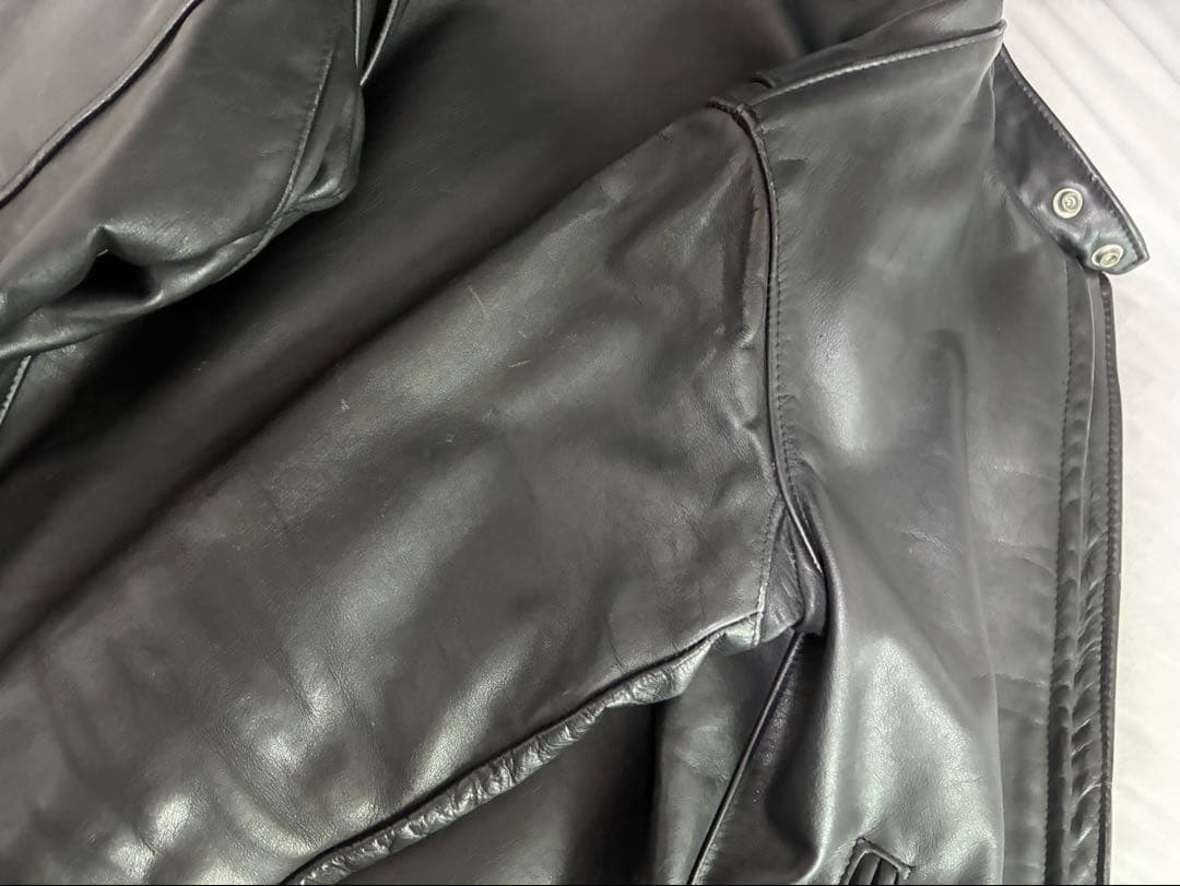 SCHOTT 641 シングルライダースジャケット ボアライナー 38 L相当