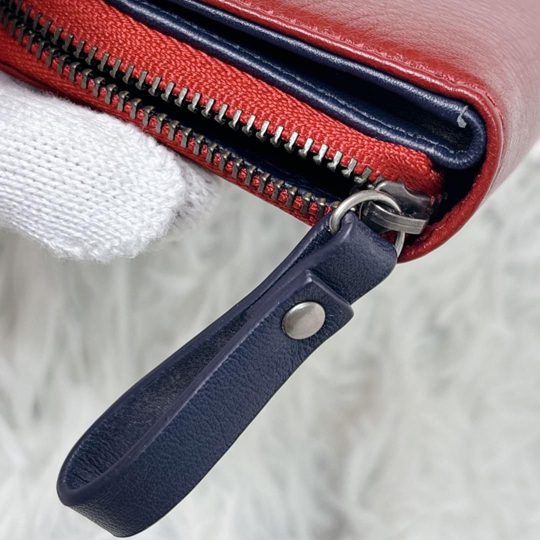 BURBERRY BLACK LABEL 赤 ケース　キーケース