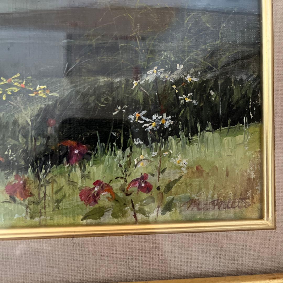 絵画　武藤松枝　野辺山にて