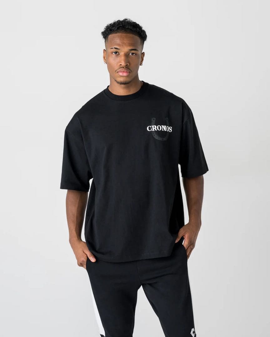 CRONOS クロノス Tシャツ ブラック XL HORSE SPIRIT
