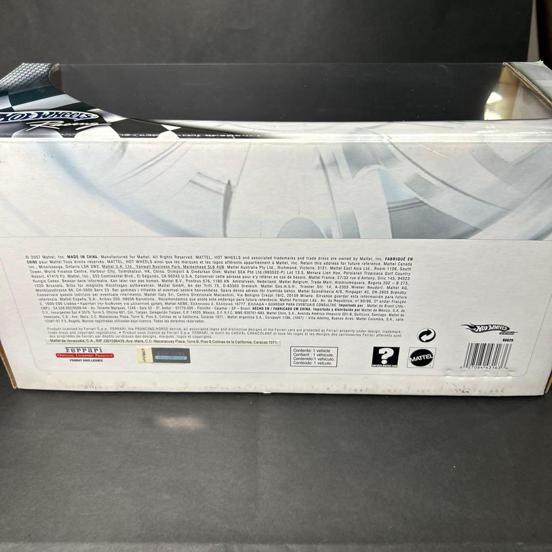 ミニカー Hot Wheels F2007 Kimi Raikkonen 1/18