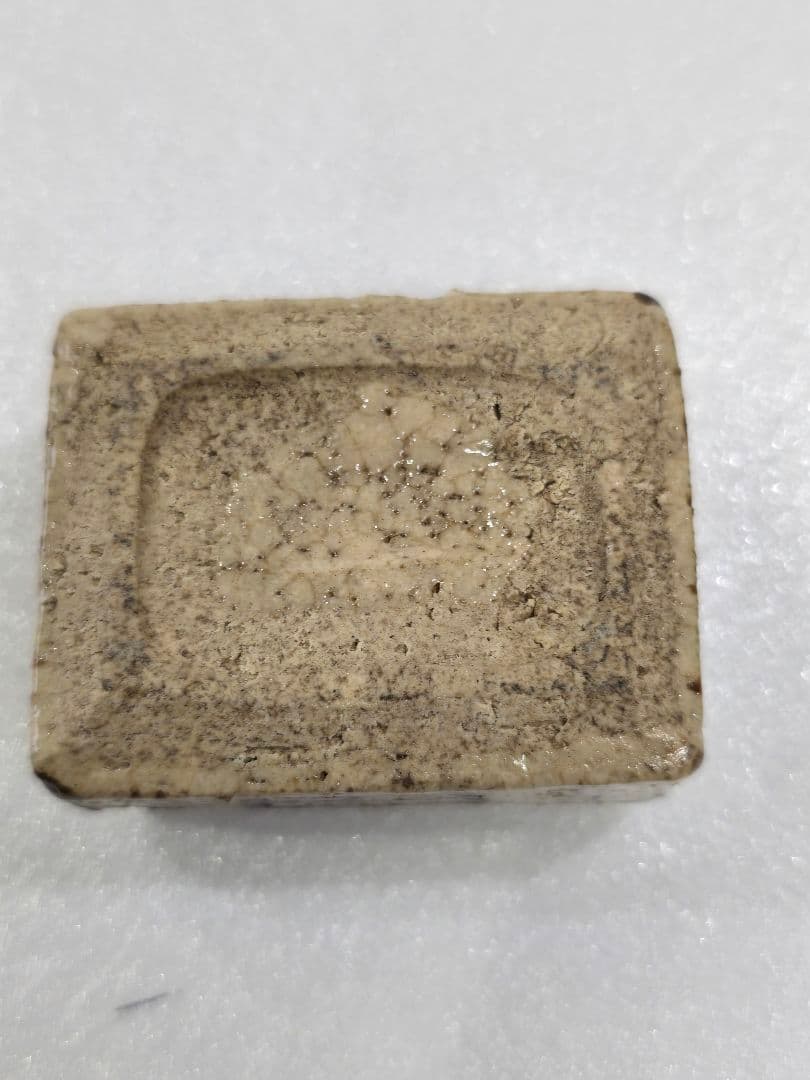 ✨美品未使用✨　松本鉄山　茶道具　香合　鐵山　織部　MT690