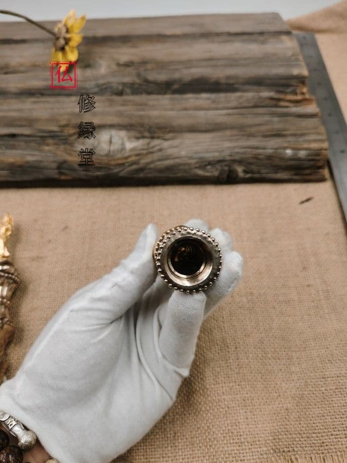 【修縁堂】 真言宗 仏教工芸品 不動明王 研磨 独鈷杵 金剛杵