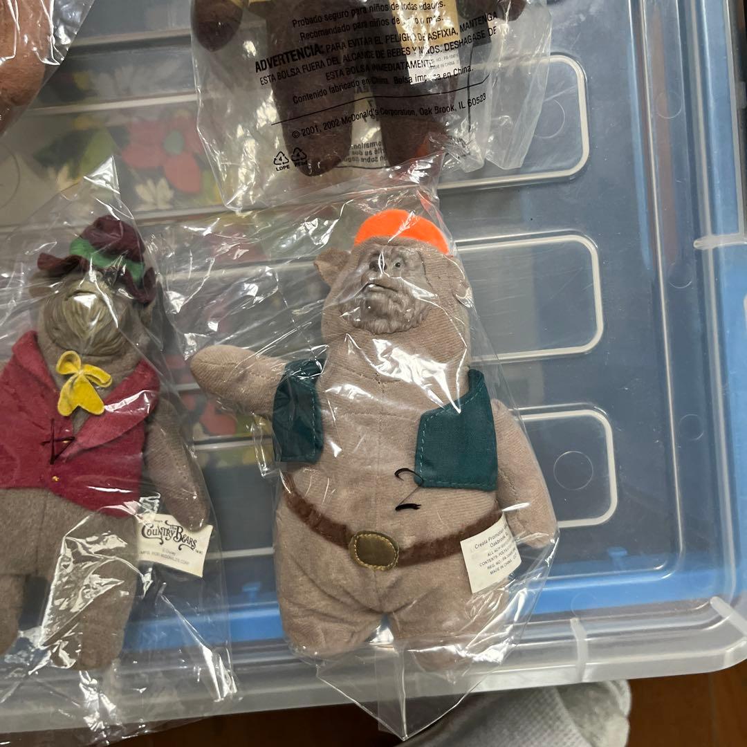 ディズニー　カントリーベア　全8体　未開封　日本未発売　2001年