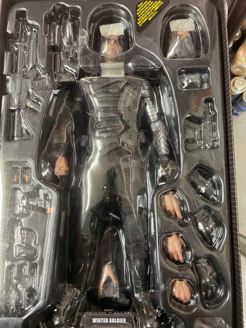 ホットトイズ　キャプテンアメリカ　ウインターソルジャー　開封品　ダメージ有り