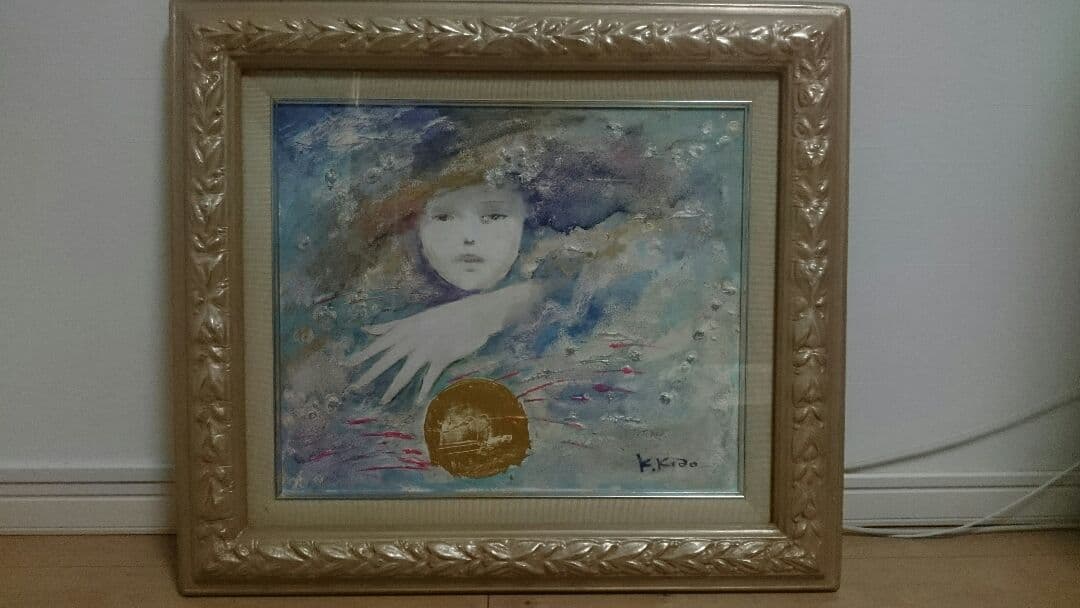 【値下げ】城戸和子　真作保証　油彩・アクリル画