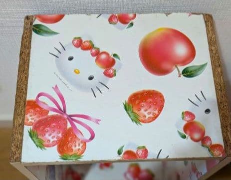 激レア！ハローキティ　フリーボックス　ロング　フルーツ柄　サンリオ　2002年